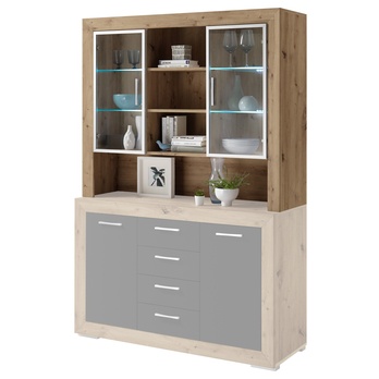 Vitrína/nadstavec FERNANDO T22 dub artisan 4