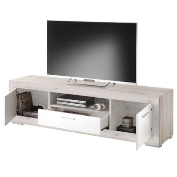 TV komoda FERNANDO T24 aurum svetlá/biela vysoký lesk 2