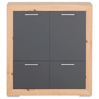 Komoda FERNANDO T4 dub artisan/matná sivá 2