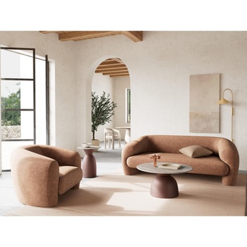 Konferenčný stolík FERROL 1 sivá/bronzová 1