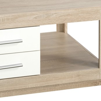 Konferenčný stolík FESTIVAL dub sonoma/biela 1