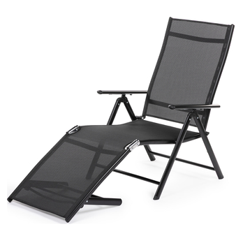 Záhradné ležadlo FIELDMANN 2 čierna 2