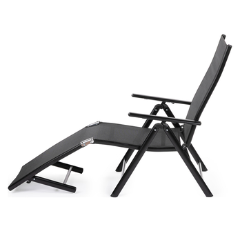 Záhradné ležadlo FIELDMANN 2 čierna 3