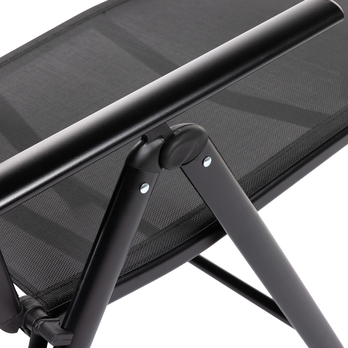 Záhradné ležadlo FIELDMANN 2 čierna 10