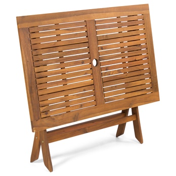 Záhradný skladací stôl FIELDMANN akácia, šírka 120 cm 2