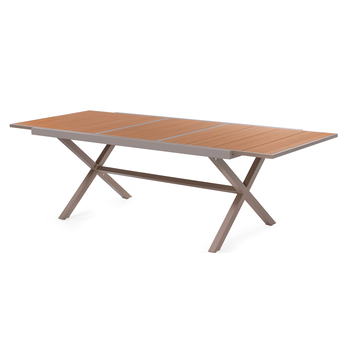 Záhradný stôl FIELDMANN polywood/sivá 1