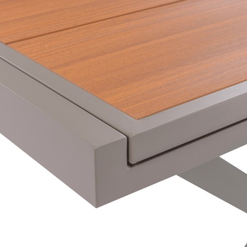 Záhradný stôl FIELDMANN polywood/sivá 4