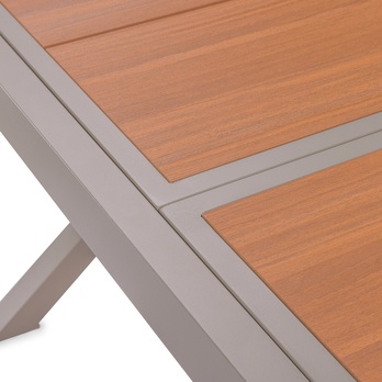 Záhradný stôl FIELDMANN polywood/sivá 5