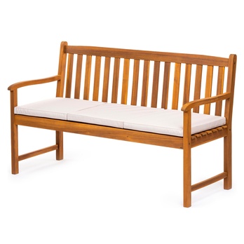 Záhradná lavica FIELDMANN akácia, s výklopným stolíkom 1