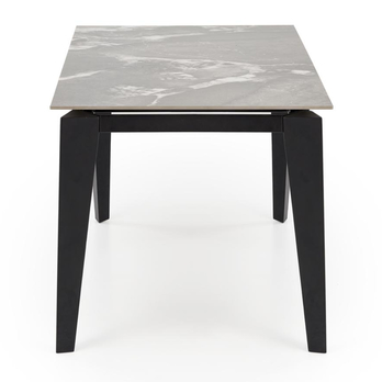 Jedálenský stôl FILAX sivý mramor/čierna 4