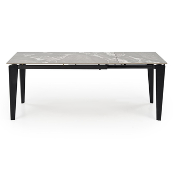 Jedálenský stôl FILAX sivý mramor/čierna 6