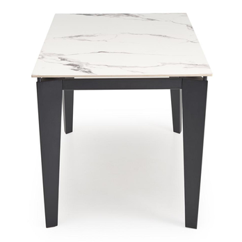 Jedálenský stôl FILAX biely mramor/čierna 5