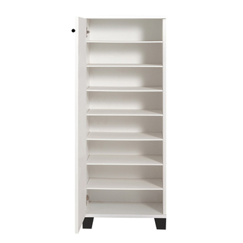 Skrinka na topánky FILINTA 13 biela/čierna 3