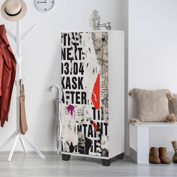 Skrinka na topánky FILINTA 7 biela 1