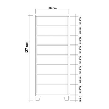 Skrinka na topánky FILINTA 7 biela 5