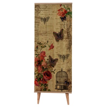 Skrinka na topánky FILINTA IV dub sonoma/viacfarebná 4