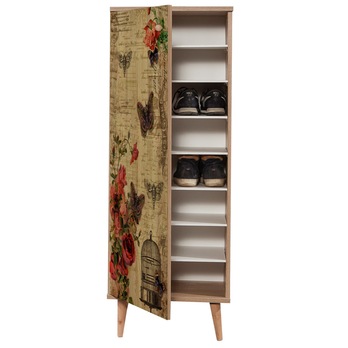 Skrinka na topánky FILINTA IV dub sonoma/viacfarebná 3