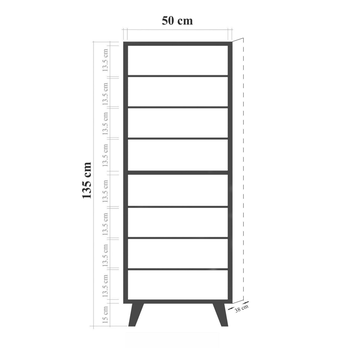 Skrinka na topánky FILINTA IV dub sonoma/viacfarebná 6