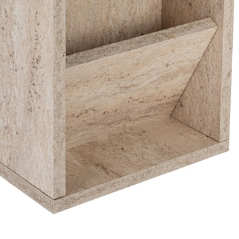 Prístavný stolík FILINTA béžová/travertín 4