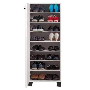 Skrinka na topánky FILINTA biela/čierna 2