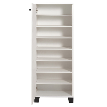 Skrinka na topánky FILINTA biela/čierna 3