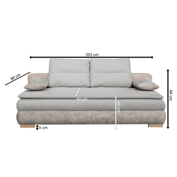 Pohovka FILL béžová 5