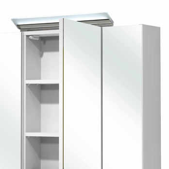 Zrkadlová skrinka s osvetlením FILO 040 biela vysoký lesk 4