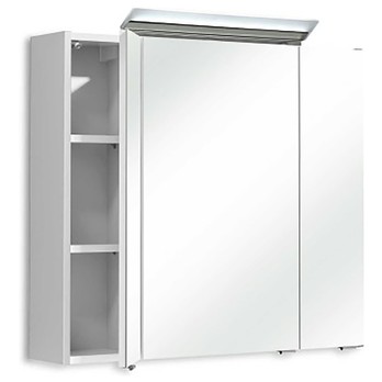 Zrkadlová skrinka s osvetlením FILO 040 biela vysoký lesk 3