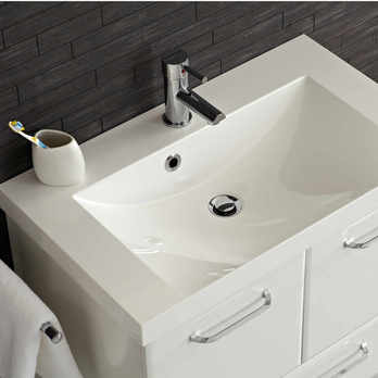 Umývadlová skrinka FILO biela vysoký lesk 4