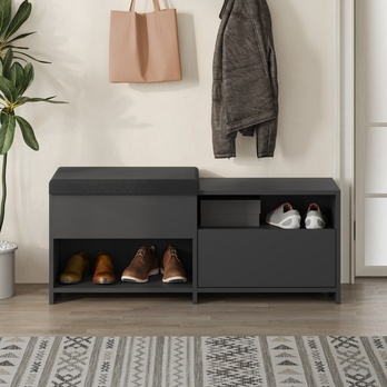 Lavica na topánky FILUX antracitová 1