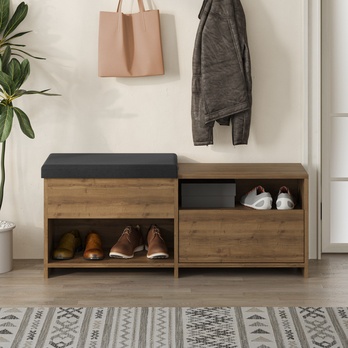 Lavica na topánky FILUX hnedá 1