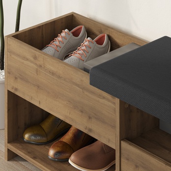 Lavica na topánky FILUX hnedá 5