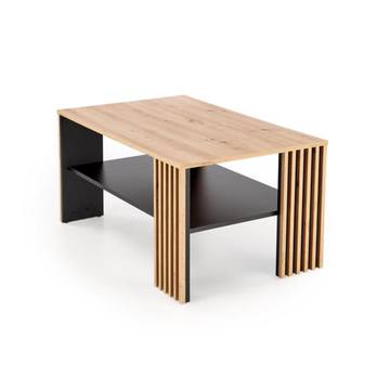 Konferenčný stolík FIMANO dub artisan/čierna 2