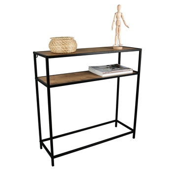 Konzolový stolík FINA I čierna/dub artisan 1