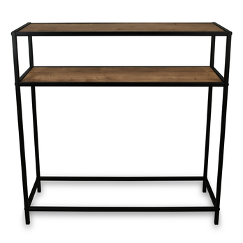 Konzolový stolík FINA I čierna/dub artisan 2