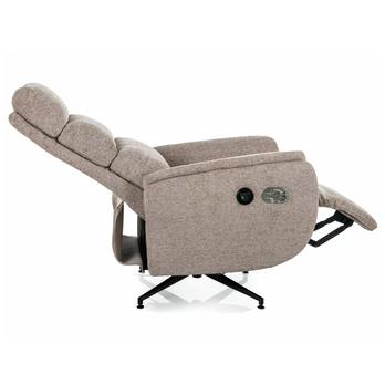 Relaxačné kreslo FINAX tmavobéžová 7