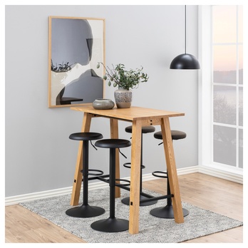 Barová stolička FINCH čierna 1