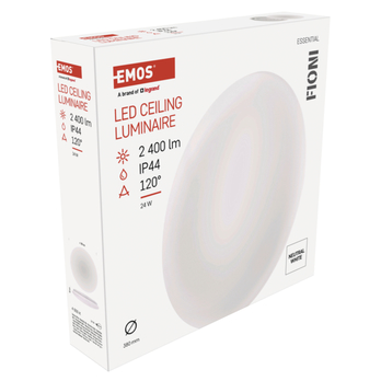 Nástenné LED svietidlo FIONI biela, priemer 38 cm 9