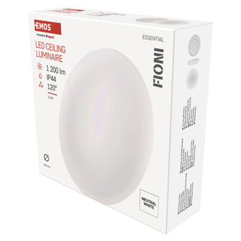 Nástenné LED svietidlo FIONI biela, priemer 26 cm 8