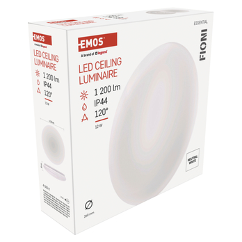 Nástenné LED svietidlo FIONI biela, priemer 26 cm 9