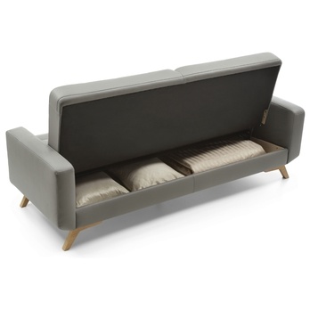 Pohovka FIORD sivá 3