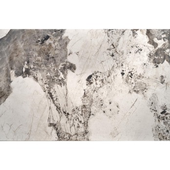 Jedálenský stôl FIRNONDU biely mramor/čierna 10