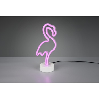 Stolná LED lampa FLAMINGO biela 1