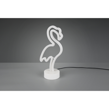 Stolná LED lampa FLAMINGO biela 3