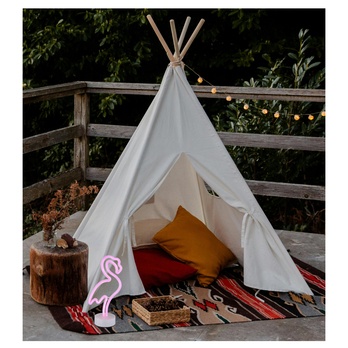 Stolná LED lampa FLAMINGO biela 4