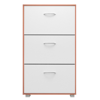 Skrinka na topánky FLAPS biela/buk 3