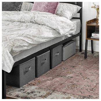 Úložné boxy FLAT II sivá, 3 ks 2