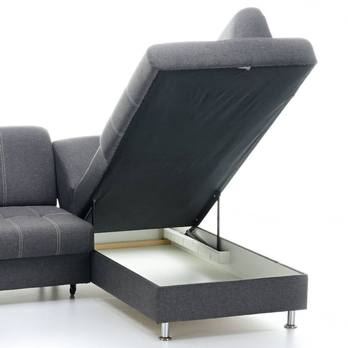 Sedacia súprava FLEXI LARGE pravá/sivá 1