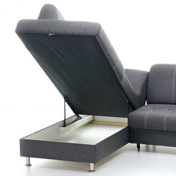 Sedacia súprava FLEXI LARGE ľavá/sivá 1