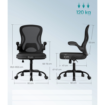 Kancelárska stolička FLIP 2 čierna 6